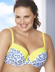 Full figure cotton t shirt bra